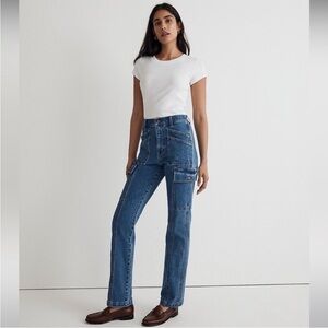 {Madewell} 90s Straight Utility Cargo Jeans